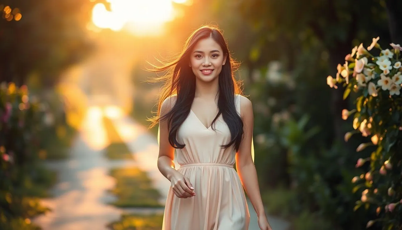 Caption Aesthetic Girl dalam Bahasa Indonesia (c) Ilustrasi AI