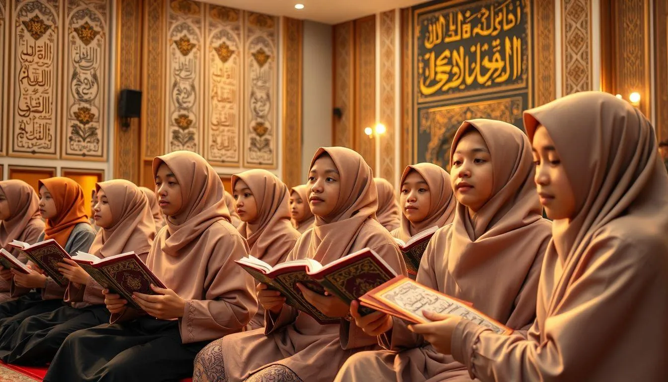 Jenis-Jenis Caption Ajakan Lomba Islami Berdasarkan Kategori (c) Ilustrasi AI