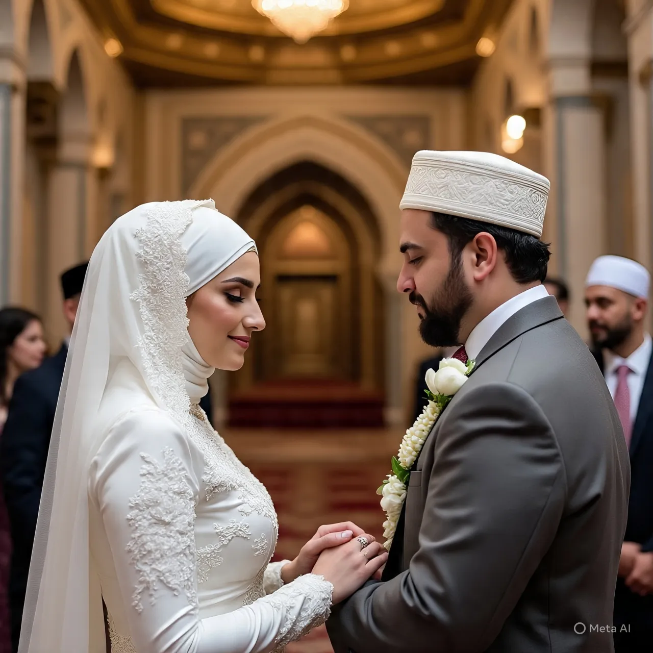 Kesalahan Umum dalam Membuat Caption Akad Nikah (c) Ilustrasi AI