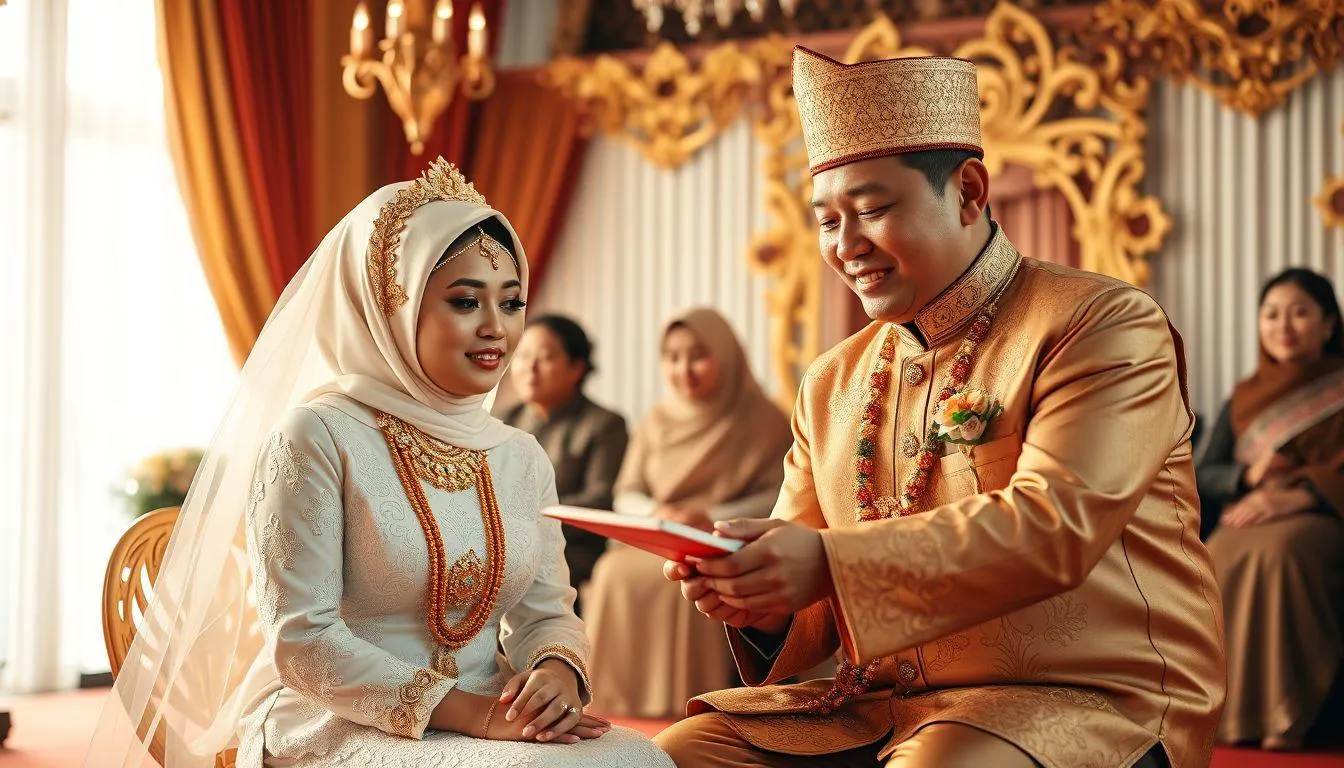 Pengertian dan Makna Caption Akad Nikah (c) Ilustrasi AI