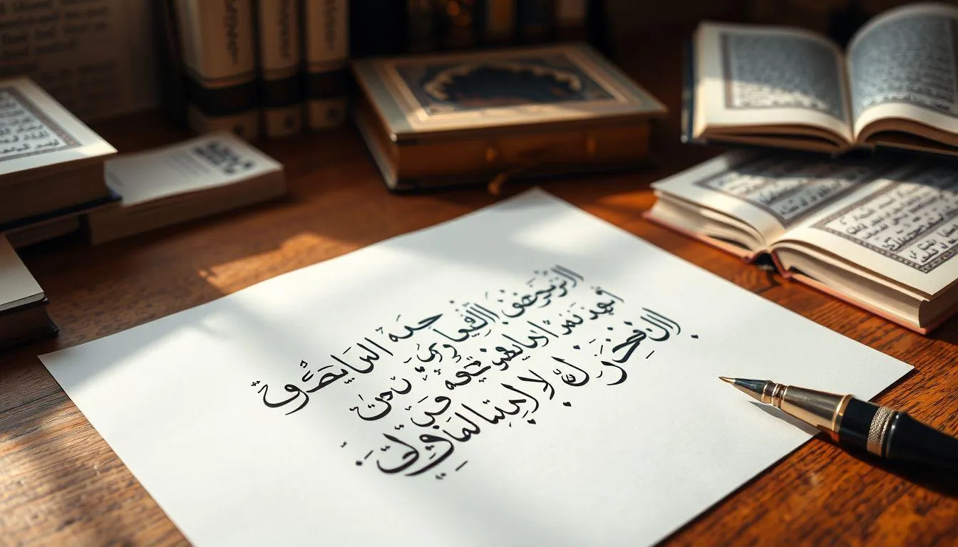 Cara Menulis Caption Arab Aesthetic dengan Benar (c) Ilustrasi AI
