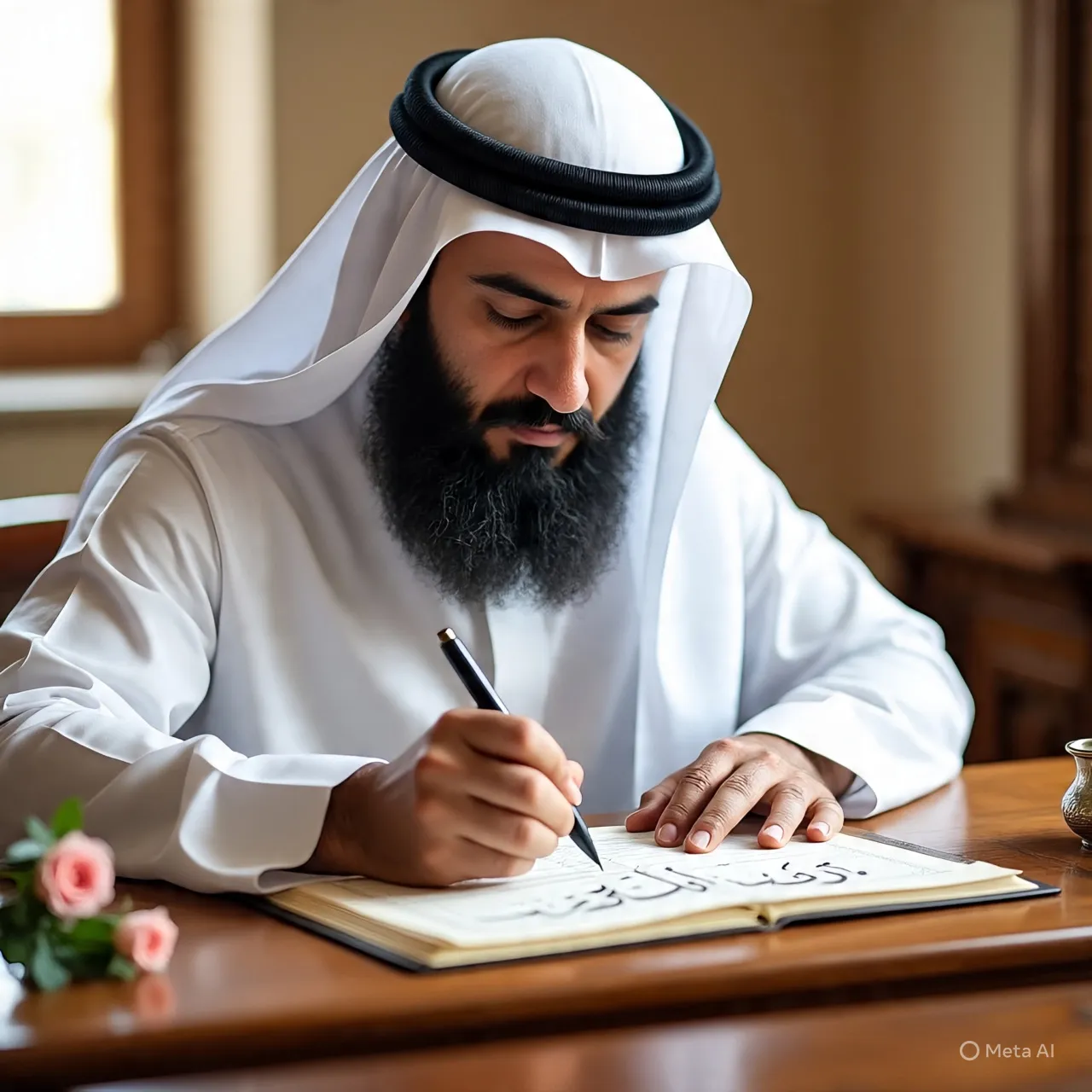Koleksi Caption Arab Singkat Populer (c) Ilustrasi AI