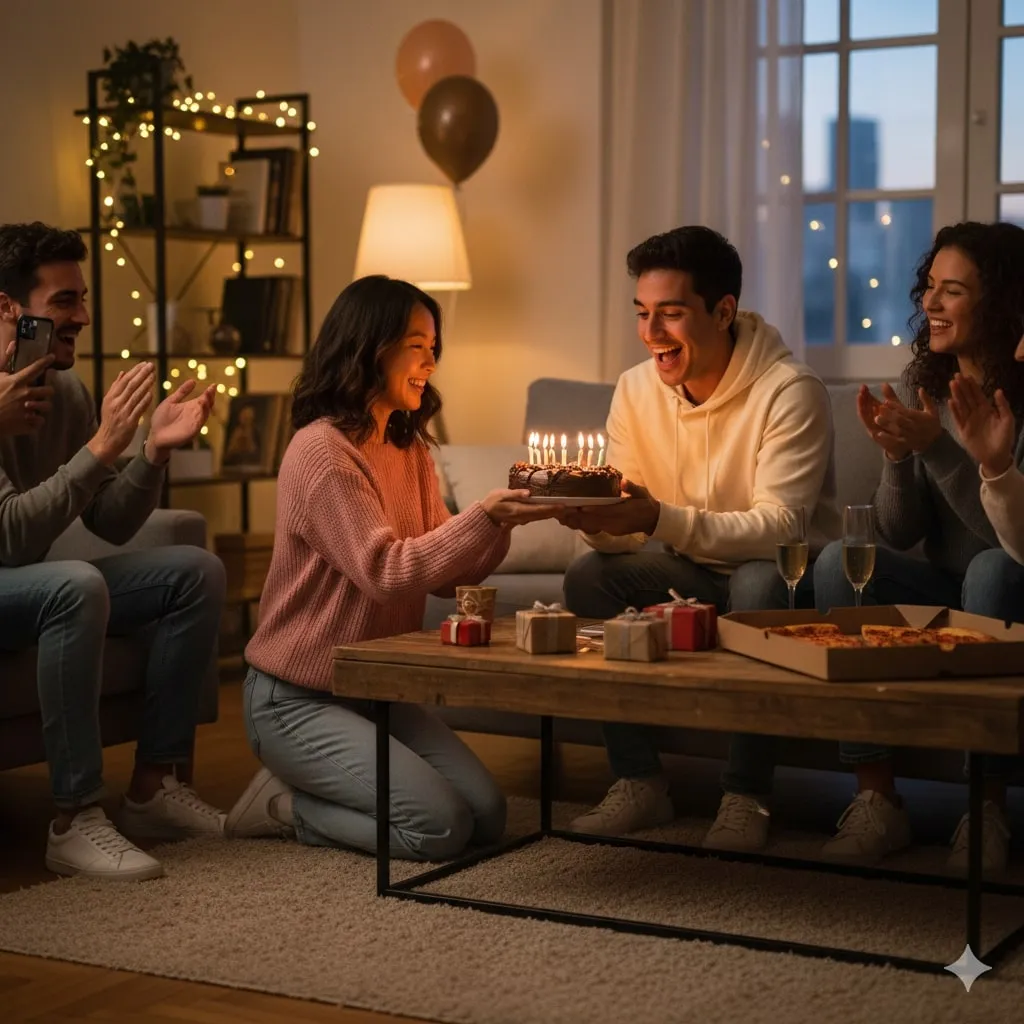 Caption Birthday Aesthetic Singkat dan Manis (c) Ilustrasi AI