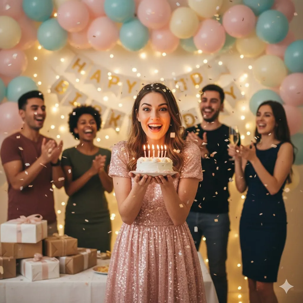 Pengertian dan Makna Caption Birthday (c) Ilustrasi AI