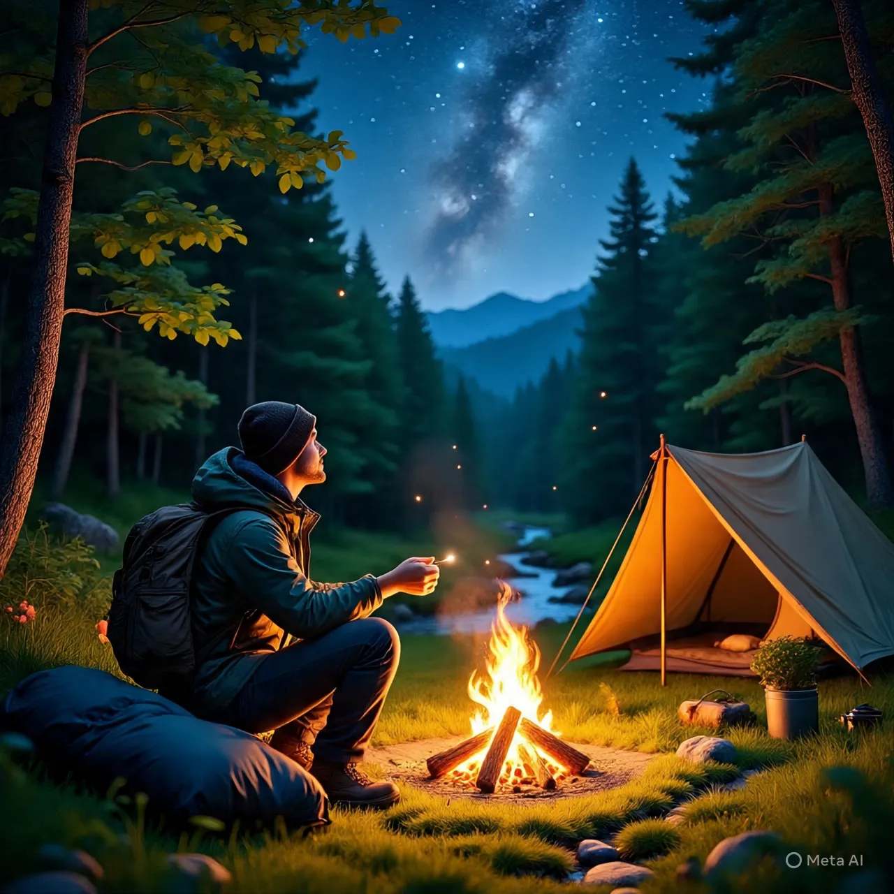 Manfaat Menggunakan Caption Camping yang Bermakna (c) Ilustrasi AI