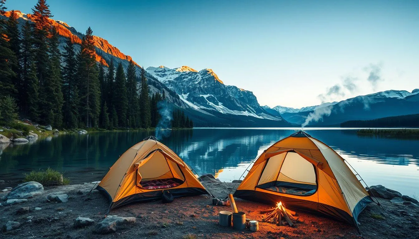 Jenis-jenis Caption Camping di Alam (c) Ilustrasi AI