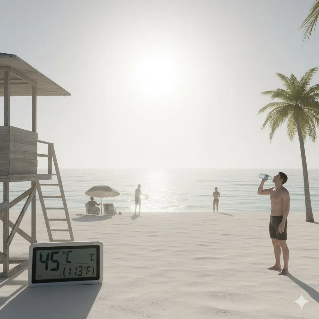 Etika dalam Membuat Caption Cuaca Panas Lucu (c) Ilustrasi AI