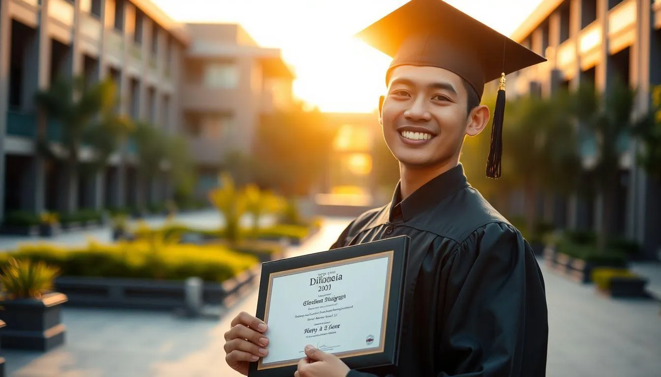 Contoh Caption Graduation dalam Bahasa Indonesia (c) Ilustrasi AI