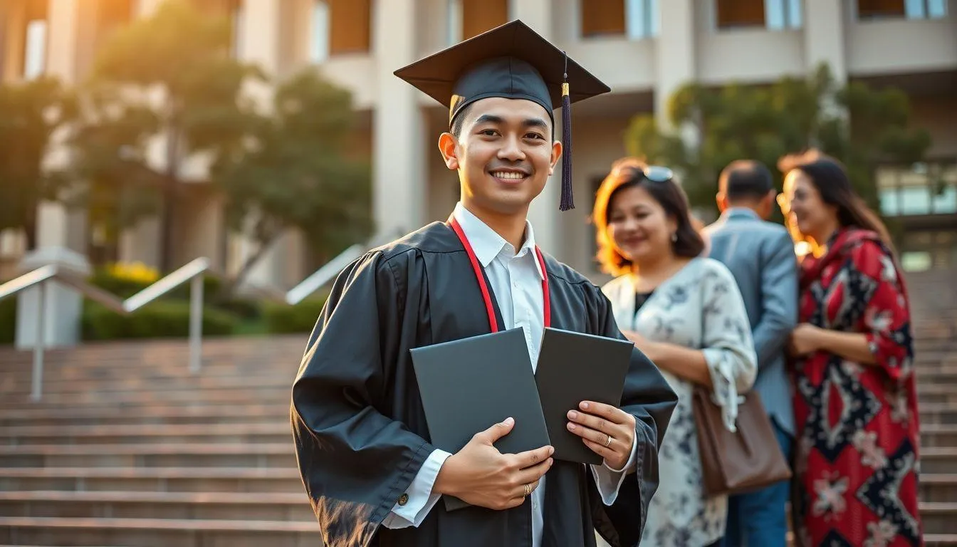 Jenis-Jenis Caption Foto Wisuda (c) Ilustrasi AI