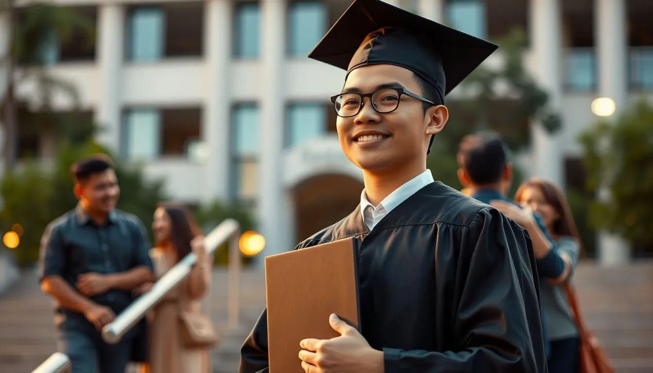 Tips Menulis Caption Foto Wisuda yang Berkesan (c) Ilustrasi AI