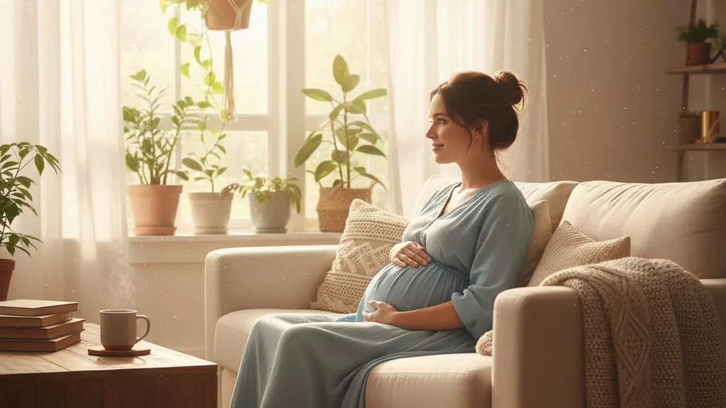 Tips Membuat Caption Hamil Anak Pertama yang Menyentuh (c) Ilustrasi AI