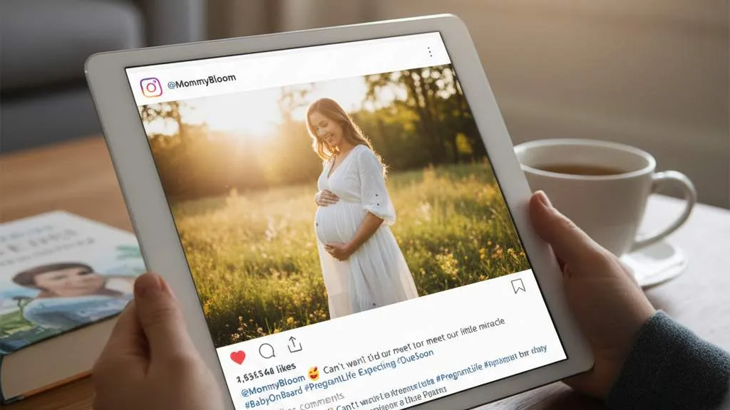 Contoh Caption Hamil Anak Pertama untuk Berbagai Situasi (c) Ilustrasi AI