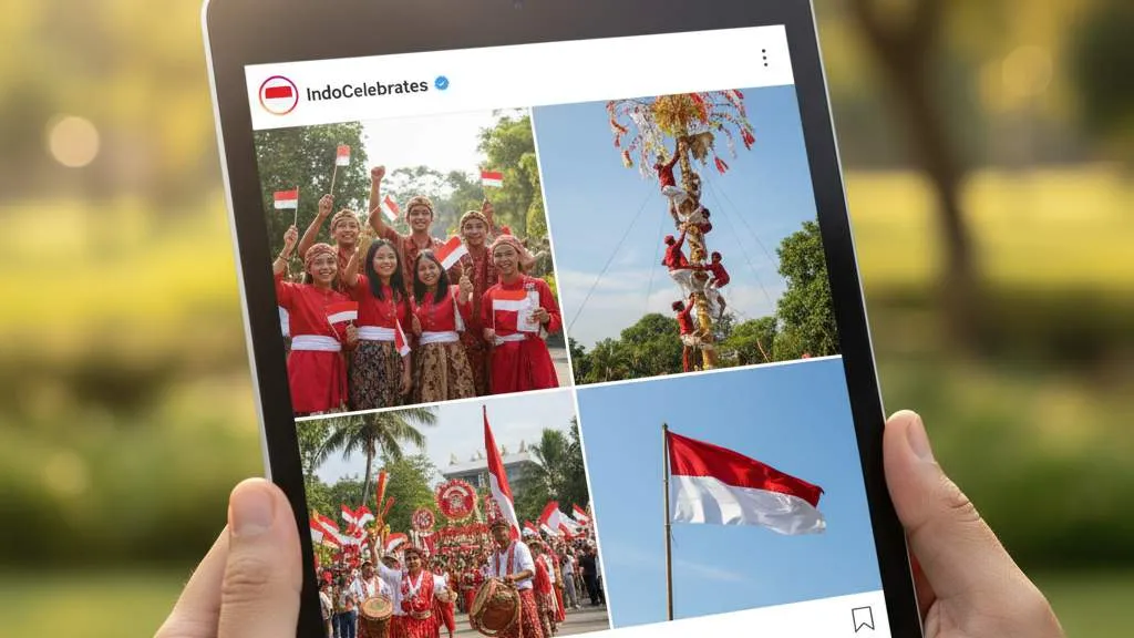 Jenis-jenis Caption Hari Kemerdekaan Aesthetic (c) Ilustrasi AI