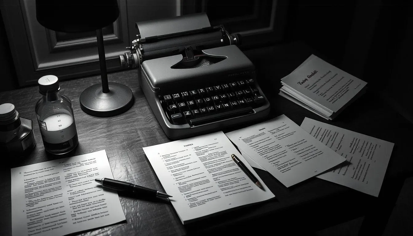 Teknik Menulis Caption Hitam Aesthetic yang Efektif (c) Ilustrasi AI