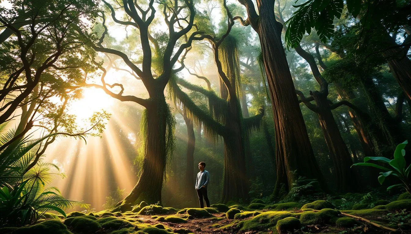 Jenis-Jenis Caption Hutan Singkat (c) Ilustrasi AI