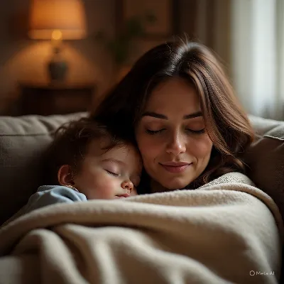 Pengertian dan Makna Caption Ibu dan Anak (c) Ilustrasi AI