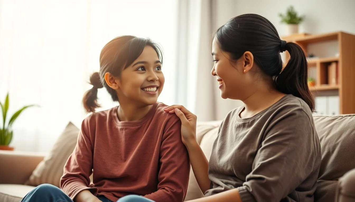 Caption Ibu untuk Anak Perempuan yang Menginspirasi (c) Ilustrasi AI