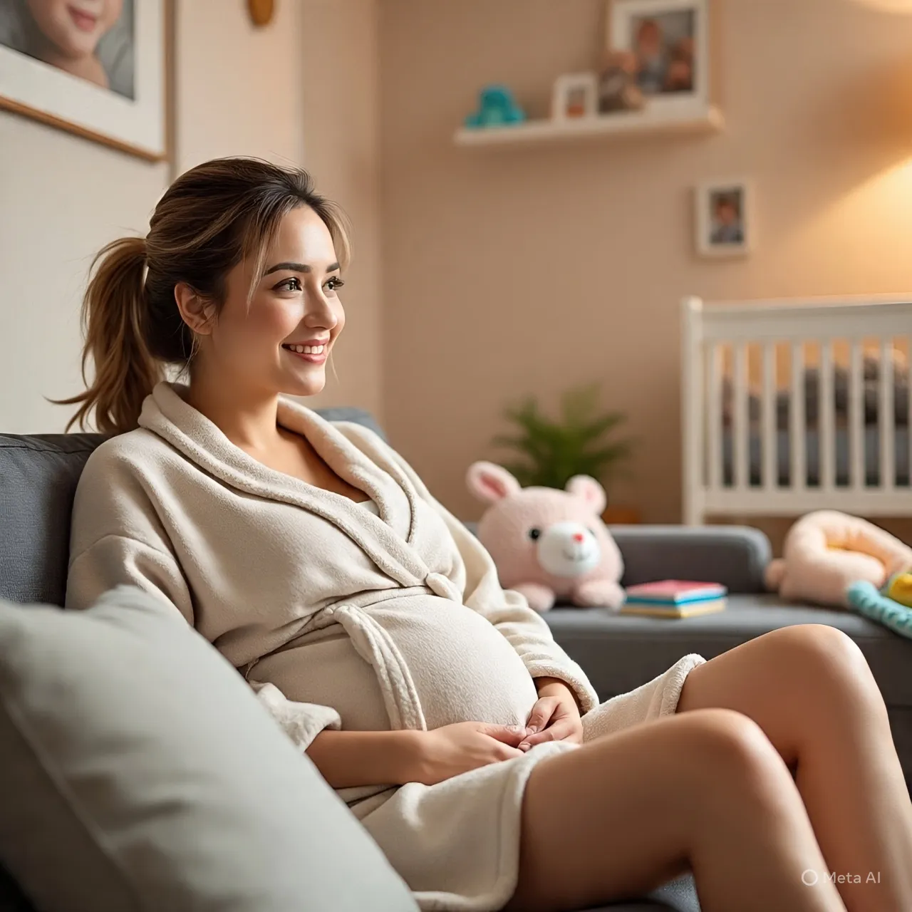 Jenis-Jenis Caption Ibu Hamil Lucu Berdasarkan Tema (c) Ilustrasi AI