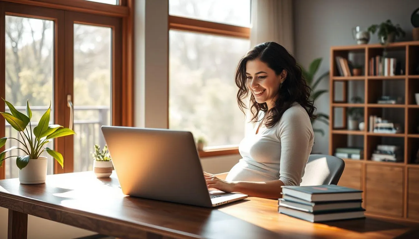 Tips Membuat Caption Ibu Hamil Lucu yang Menarik (c) Ilustrasi AI