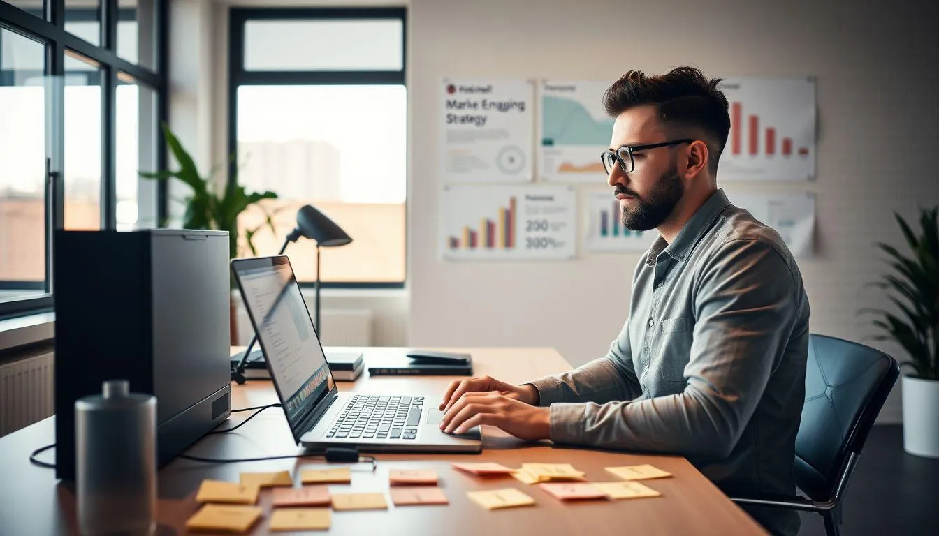 Tips Menulis Caption Ideas yang Engaging (c) Ilustrasi AI