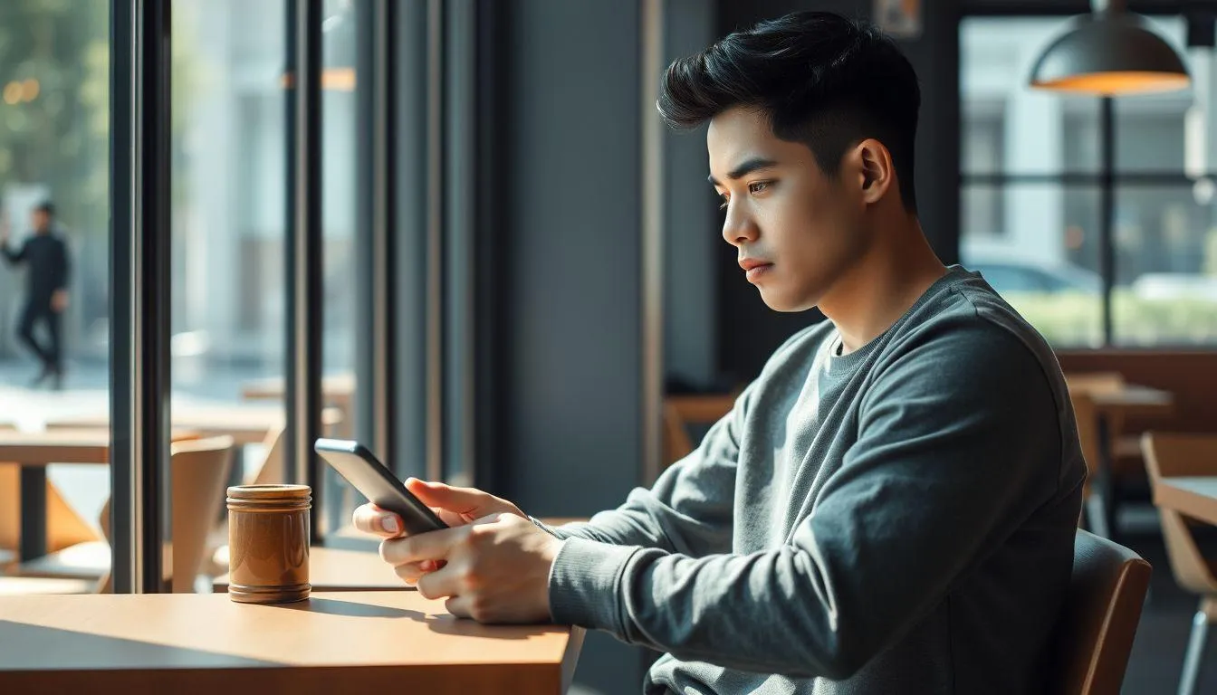 Tren Caption IG Cowok Cool Terkini (c) Ilustrasi AI