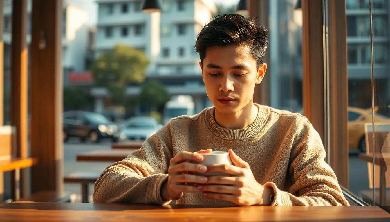 Contoh Caption IG Cowok Kalem Singkat dan Bermakna (c) Ilustrasi AI