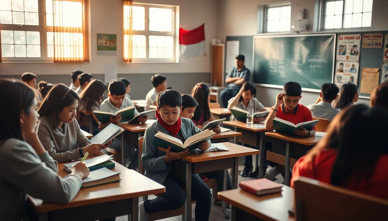 Jenis-Jenis Caption IG Hari Pendidikan Nasional (c) Ilustrasi AI