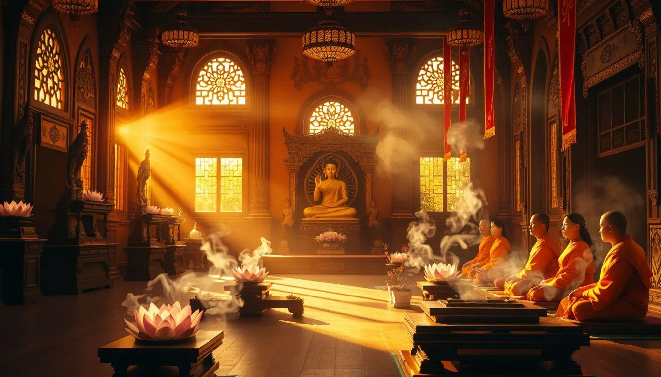 Kumpulan Caption IG Hari Raya Waisak Bahasa Indonesia (c) Ilustrasi AI