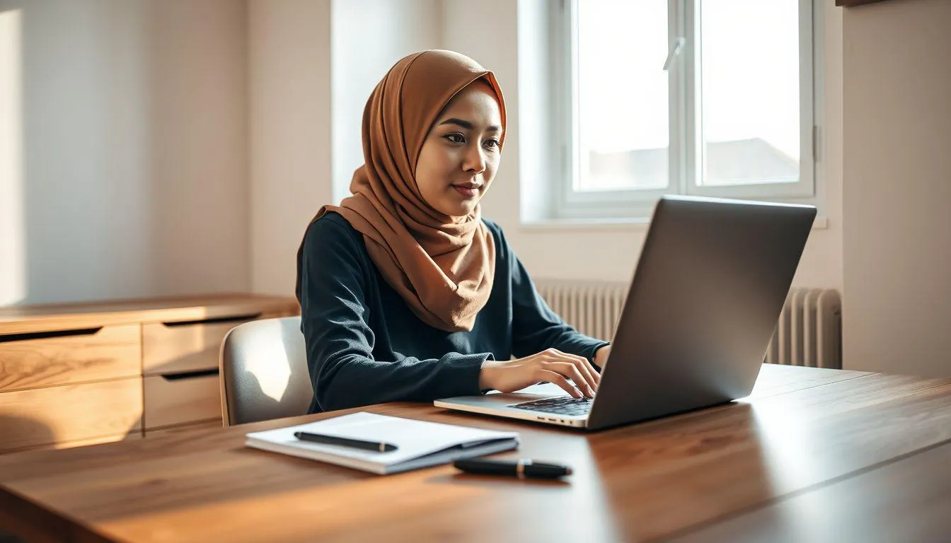 Tips Membuat Caption IG Hijrah yang Menarik (c) Ilustrasi AI