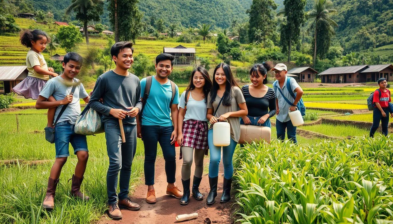 Contoh Caption IG KKN Lucu dan Menghibur (c) Ilustrasi AI