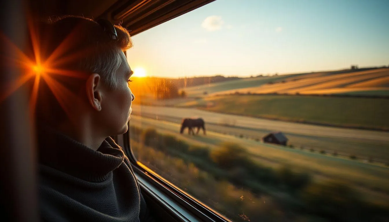 Caption Berdasarkan Momen Perjalanan Kereta (c) Ilustrasi AI