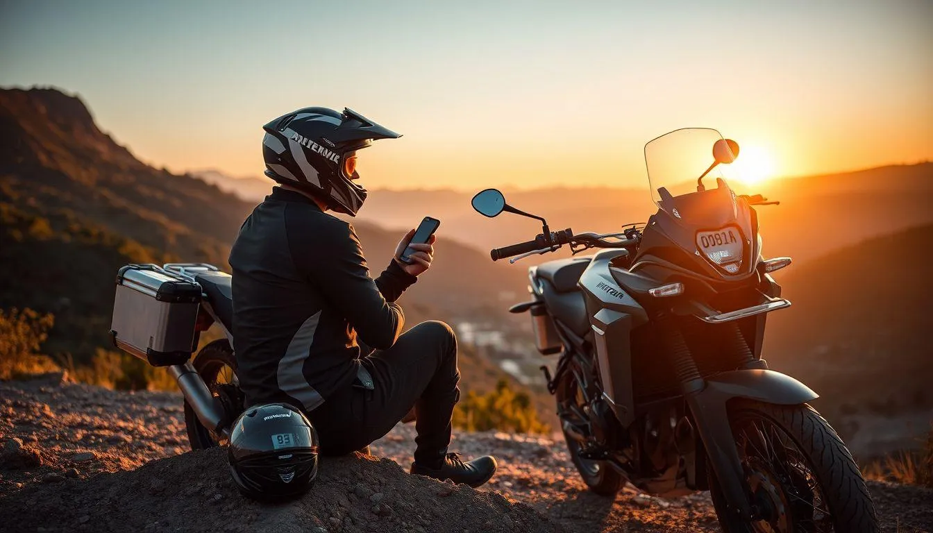 Tips Membuat Caption IG Naik Motor yang Menarik (c) Ilustrasi AI