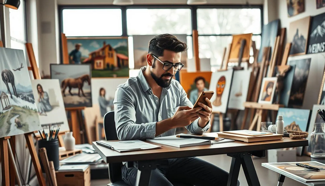 Jenis-Jenis Caption Art untuk Instagram (c) Ilustrasi AI