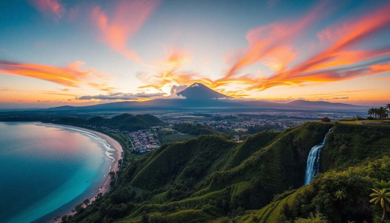 Caption IG Tentang Keindahan Alam Bali (c) Ilustrasi AI