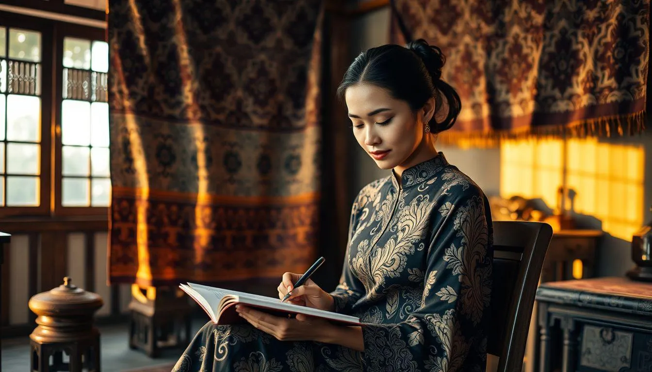 Pengertian dan Makna Caption IG Tentang Batik (c) Ilustrasi AI