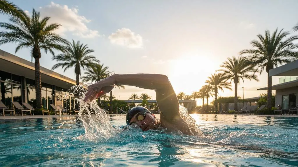 Pengertian dan Jenis Caption IG Tentang Berenang (c) Ilustrasi AI