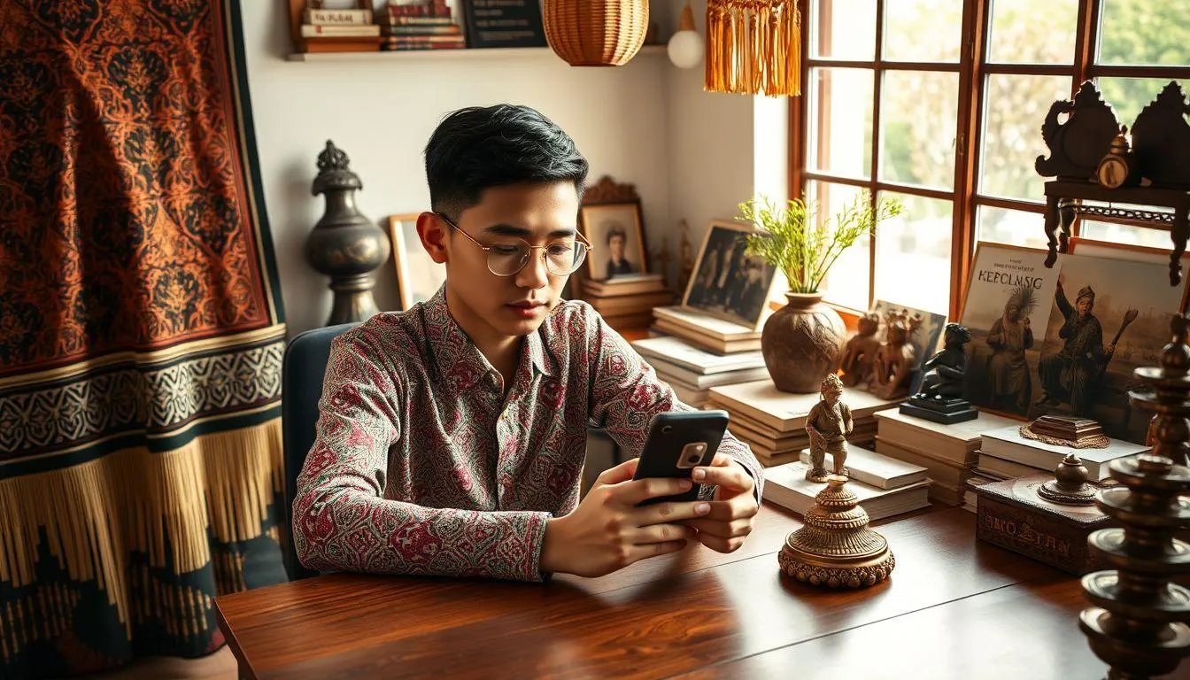 Pengertian dan Makna Caption IG Tentang Budaya (c) Ilustrasi AI