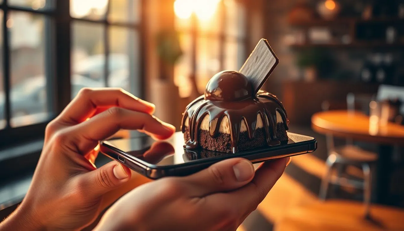 Pengaruh Caption Coklat Terhadap Engagement (c) Ilustrasi AI