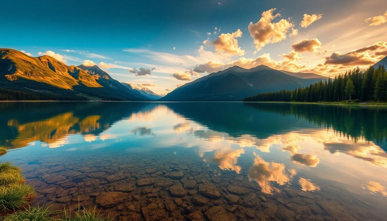 Pengertian dan Makna Caption IG Tentang Danau (c) Ilustrasi AI