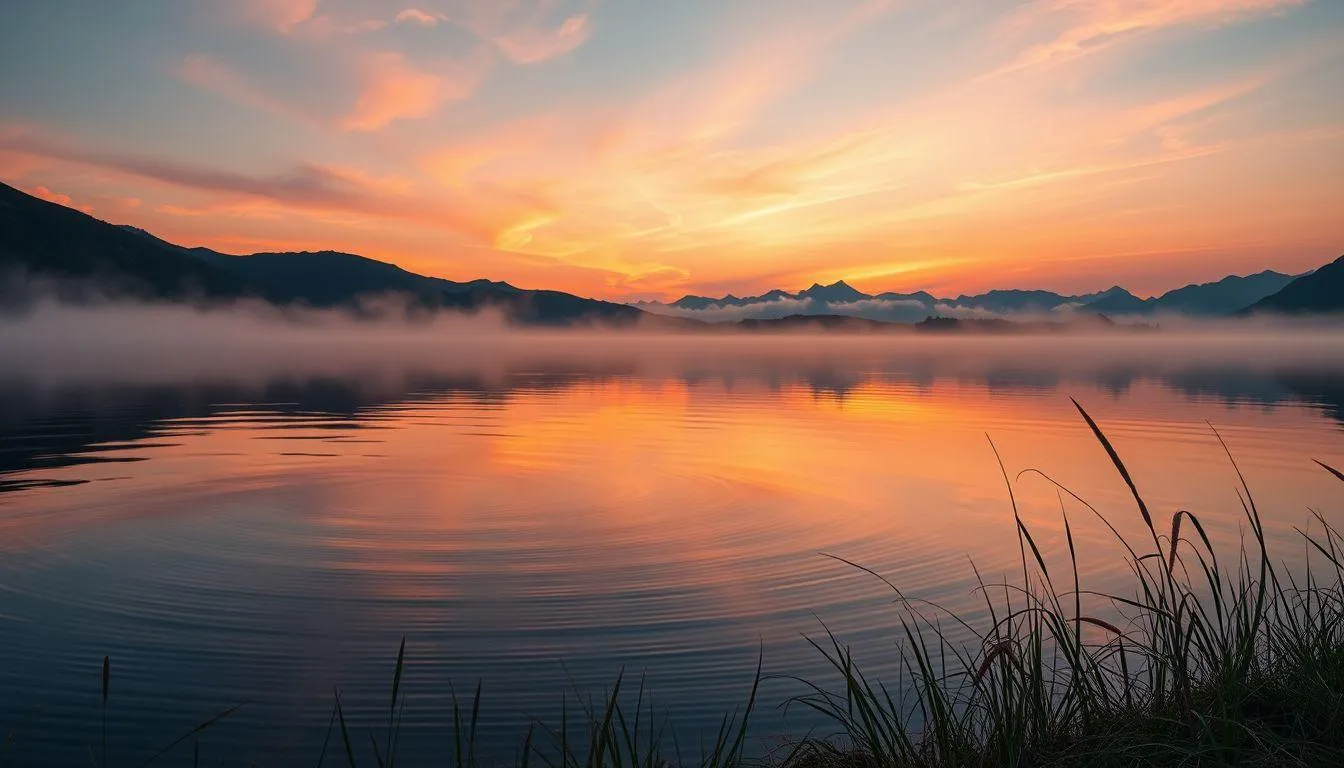 Caption Danau untuk Berbagai Suasana (c) Ilustrasi AI