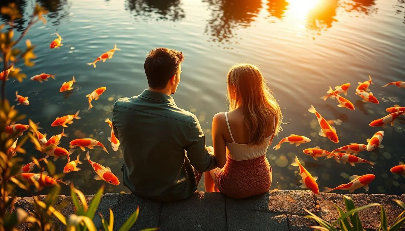 Caption Romantis dengan Tema Ikan (c) Ilustrasi AI