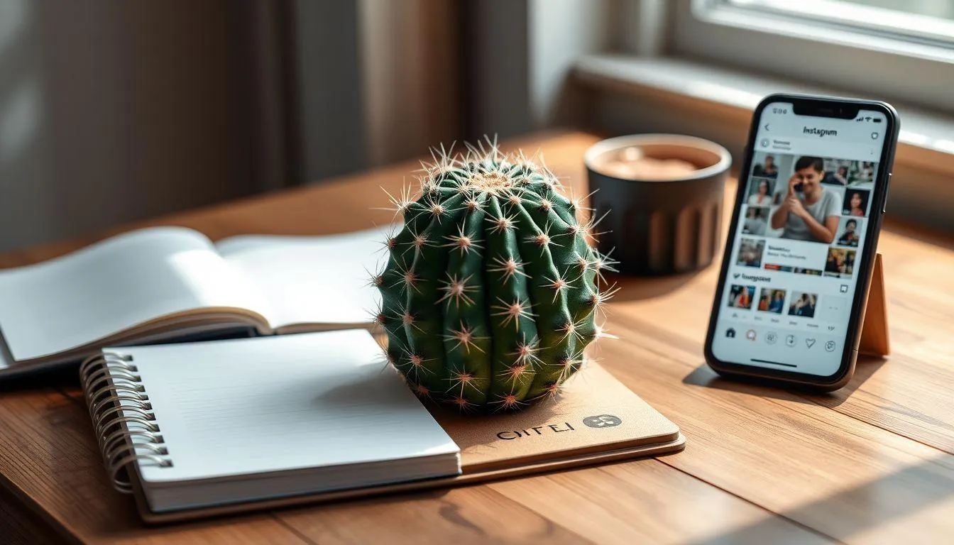 Tips Membuat Caption IG Tentang Kaktus yang Menarik (c) Ilustrasi AI
