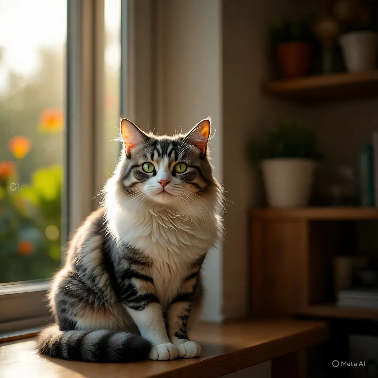 Pengertian dan Jenis Caption IG Tentang Kucing (c) Ilustrasi AI