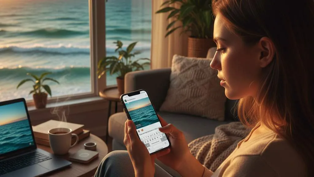 Pengertian dan Makna Caption IG Tentang Laut (c) Ilustrasi AI