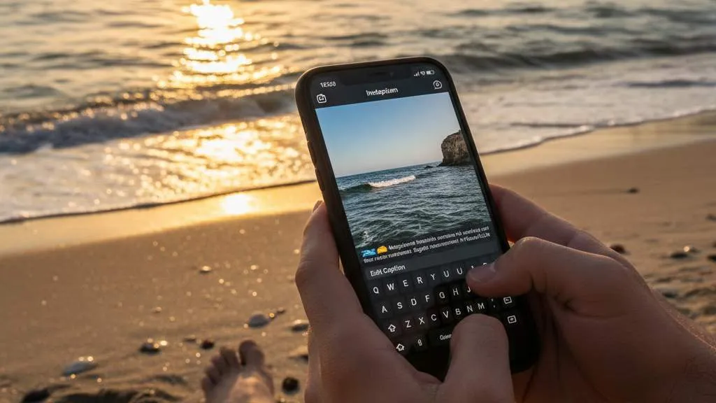 Tips Memilih Caption IG Tentang Laut yang Tepat (c) Ilustrasi AI
