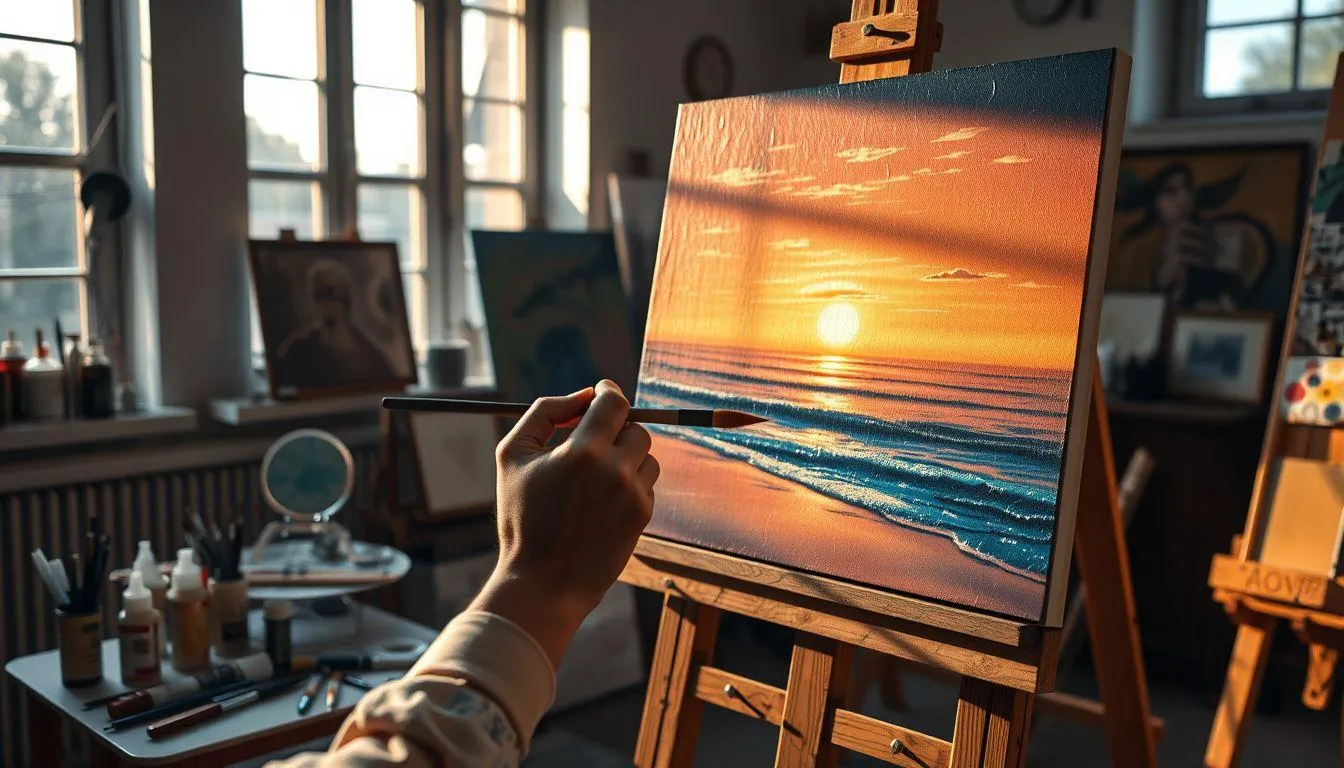 Jenis-jenis Caption IG Tentang Lukisan (c) Ilustrasi AI