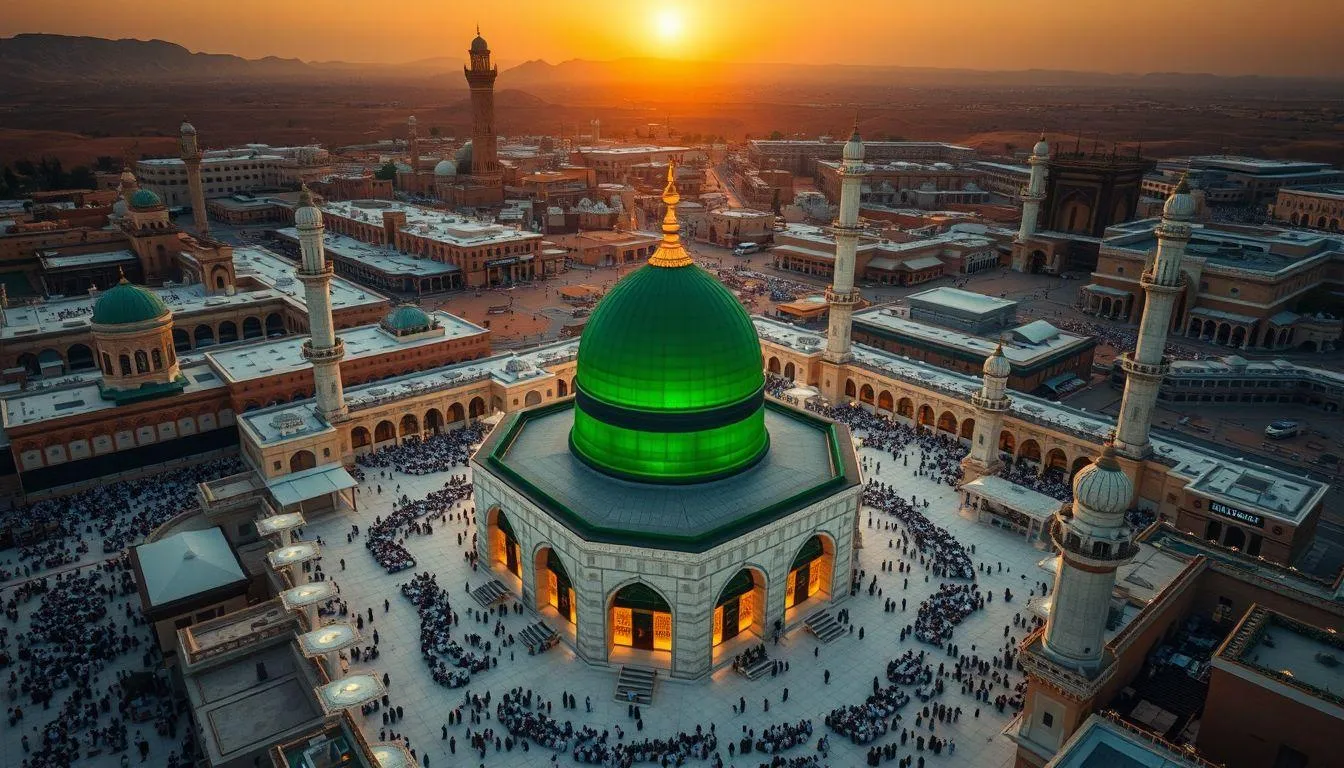 Caption IG Tentang Madinah Penuh Kerinduan (c) Ilustrasi AI