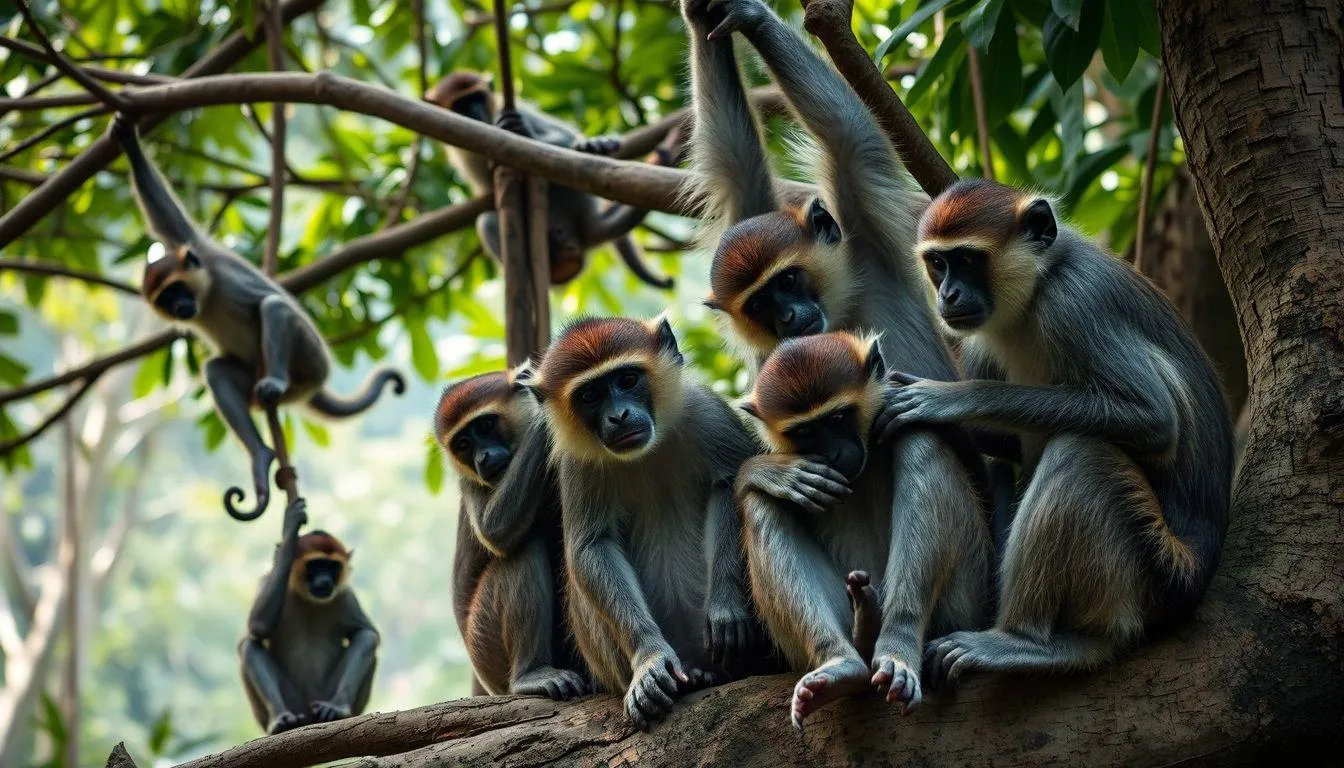 Jenis-Jenis Caption IG Tentang Monyet (c) Ilustrasi AI