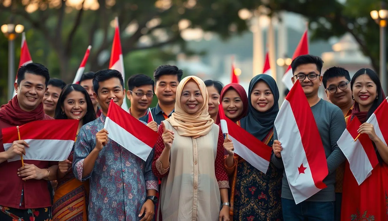 Kumpulan Caption IG tentang Nasionalisme yang Inspiratif (c) Ilustrasi AI