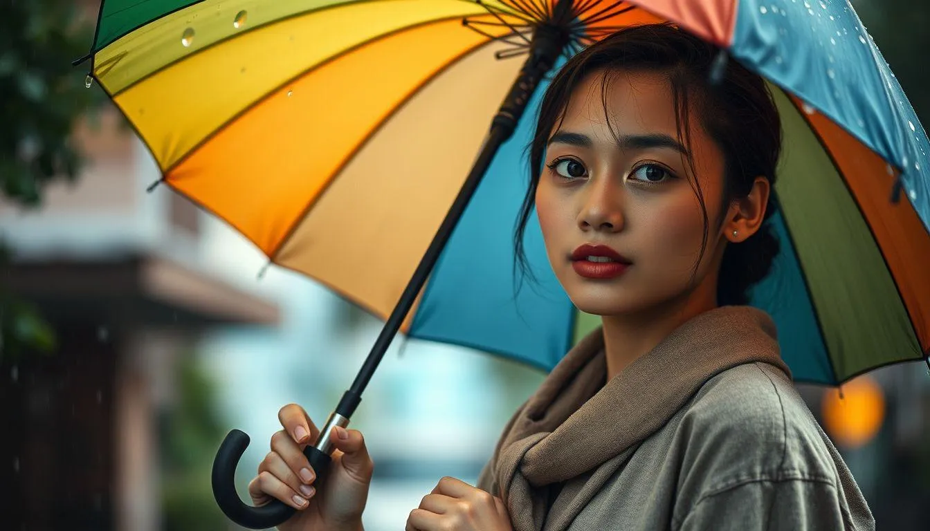 Tips Membuat Caption IG Tentang Payung yang Menarik (c) Ilustrasi AI